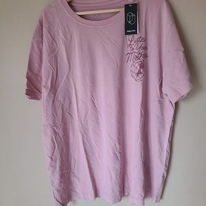 Original Use Mens Mauve Listen To Your Mother Tshirt , Size XL